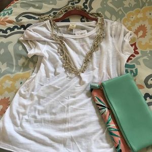 Free people white t shirt NWT